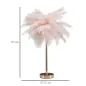 LAMPA STOŁOWA PALM RÓŻOWA 40X55 cm